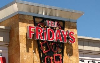 TGI Fridays restaurant construction